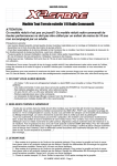 Notice en Fran&ccedil;ais du X3 Sabre