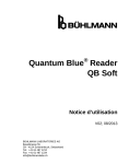 Quantum Blue ® Reader QB Soft Notice d`utilisation