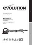 manuel d`utilisation - Evolution Power Tools