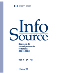 d`Info Source - Publications du gouvernement du Canada