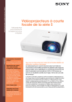 Fiche technique : S-Series projectors (FR)