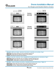 Ovens Installation Manual