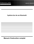 Système bar de son Bluetooth Manuel d`instruction complet