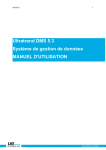 Ultratrend DMS 5.3 Système de gestion de données MANUEL D