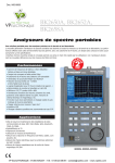 analyseurs de spectre portables, BK2650A, BK2652A, BK2658A, VP