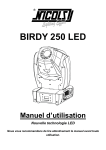 BIRDY 250 LED Manuel d`utilisation