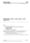 Mod&eacute;lisations COQUE_C_PLAN, COQUE_D_PLAN