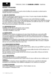 Manuel d`utilisation