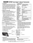 IRT207 Heat SeekerTM Infrared Thermometer