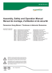 Assembly, Safety and Operation Manual Manuel de