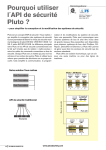 Pourquoi utiliser l´API de sécurité Pluto ?