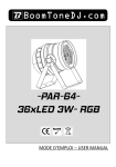 -PAR-64- 36xLED 3W- RGB