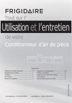 Instructions de fonctionnement