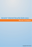 3. Installation de Acronis Internet Security Suite 2010
