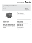 Pompe à Dentures Internes PGH à Cylindrée Fixe Serie 2X