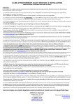 a lire attentivement avant montage & installation