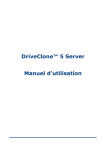 DriveClone™ 5 Server Manuel d`utilisation