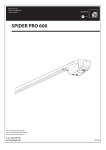 Guia usuario SPIDER PRO 600