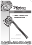 BL26V &ndash; Souffleur aspirateur thermique