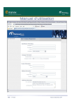 Navigation dans eMANEX - Banque nationale de Belgique