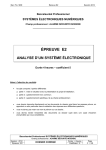 Corrigé sept 2012- Épreuve E2 - BAC PRO SEN Alarme Sécurité