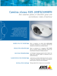 Cam&eacute;ras r&eacute;seau AXIS 209FD/209MFD