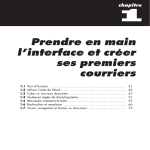 Prendre en main l`interface et créer ses premiers courriers