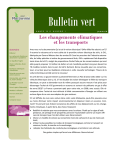 Bulletin vert - CC et transports