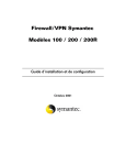 Firewall/VPN Symantec Modèles 100 / 200 / 200R