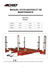 MANUEL D`UTILISATION ET DE MAINTENANCE