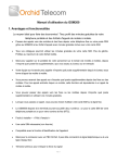 Manuel d`utilisation du GSM200 1. Avantages et fonctionnalit&eacute;s