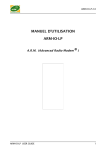 MANUEL D`UTILISATION ARM-IO-LP