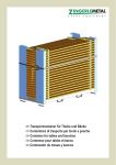 Transportcontainer f&uuml;r Tische und B&auml;nke