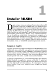 Chapitre 1 du manuel de l`utilisateur RILSIM