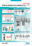 Unités de traitement d`air modulaire (F.R.L.).