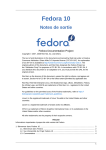 Notes de sortie - - Fedora Documentation