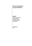 Manuel d`installation du pack DVR2CAM AXCITY