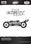 1/8 8IGHT-T 4WD Gas Truggy Manual