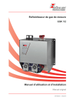 Manuel d`utilisation et d`installation Refroidisseur de gaz de mesure