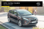 Opel Zafira Tourer Manuel d`utilisation
