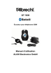 BT 1000 Manuel d`utilisation ALAN Electronics GmbH