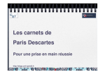 CRI carnets de paris descartes