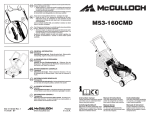 OM, McCulloch, M53-160 CMD, 96141010705, 2009