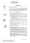 Contrôle de qualité Endoscopes souples INTRODUCTION