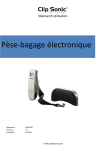 Pèse-bagage électronique