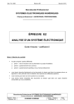 Corrigé- Épreuve E2 - BAC PRO SEN Audiovisuel professionnel