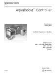 AquaBoost™ Controller - Pacific Coast Well & Pump