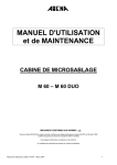 MANUEL D`UTILISATION et de MAINTENANCE