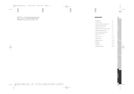 00 MANUEL D` UTILISATION 2005