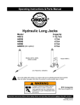 Hydraulic Long Jacks - Northern Tool + Equipment